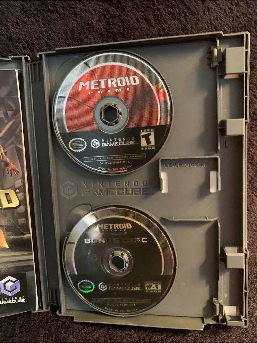 Nintendo GameCube Metroid Prime with Bonus Disc & Metroid Prime 2 Echos - Picture 9 of 10